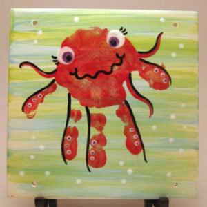 Lobster Canvas Handprint