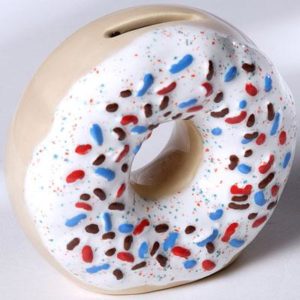 Painted Donut Bank