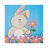 Springtime Bunny 12x12